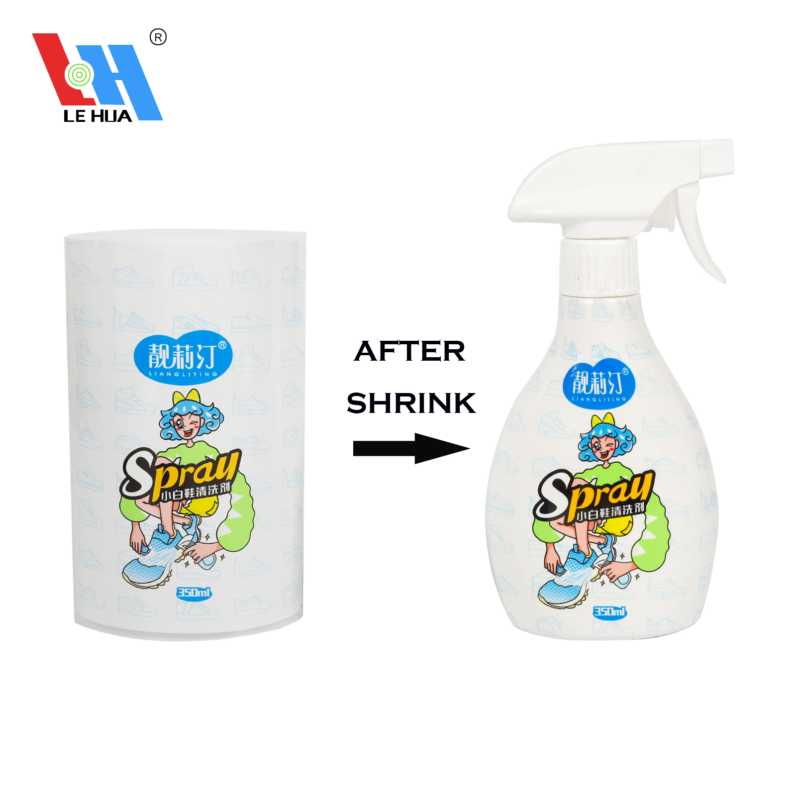 shampoo bottle shrink wrap 