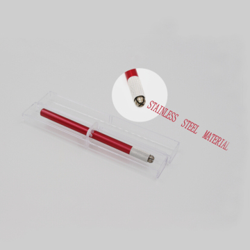 Best quality stainless steel permanent eyebrow embroidery tattoo pen with nice box