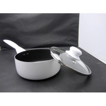 pressed aluminium non stick milk pot