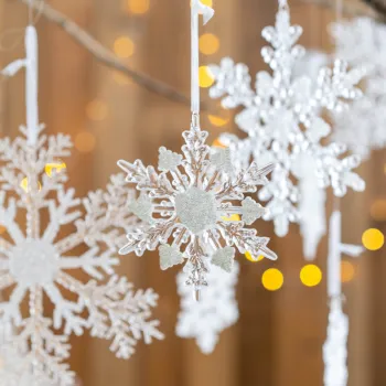 Christmas snowflake Christmas tree