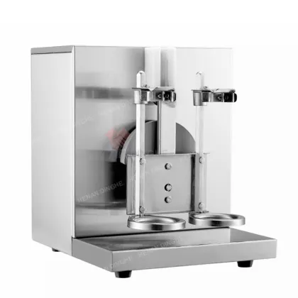 Electric Bubble Boba Milk Tea Shaker: Double Cups Milk Tea Shaking Machine for Bar Equipment
