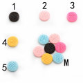 Multi couleurs doux biscuit résine Flatback Cabochon rond biscuits Simulation alimentaire décoration perles fabrication de bijoux accessoire