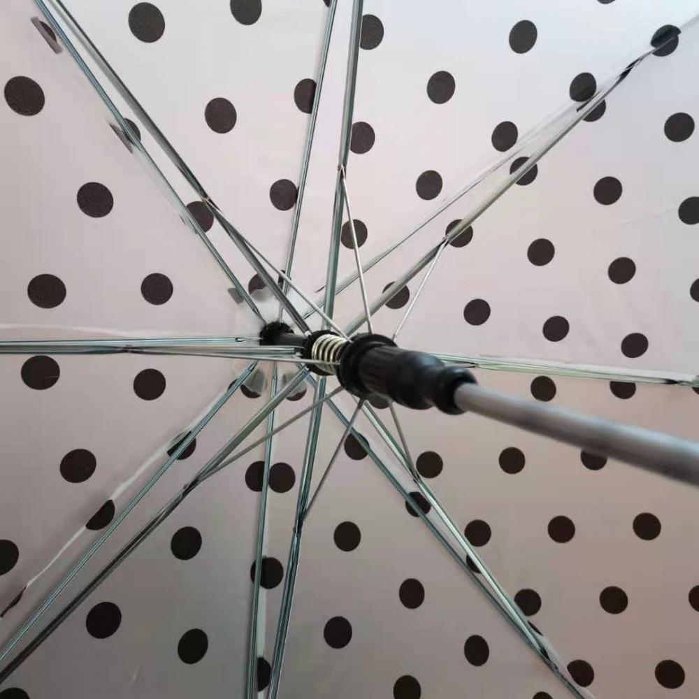 EVA Frosted Automatic Polka-Dot Umbrella