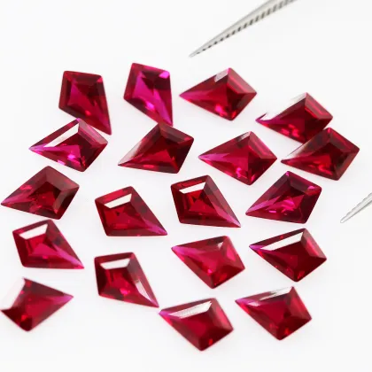 Red Corundum Loose Stone Kite Deep Red Corundum