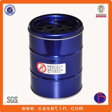 fashionable aluminum tins/small bathroom trash can /trash can small