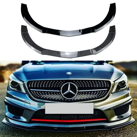 Mercedes Benz CLA Class C117 Front Lip Spoiler and Modification Parts for 2013-2015 Models