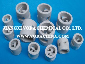 16mm Ceramic pall ring used in chemical industry for South America Market