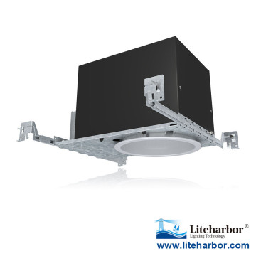 Downlight With 45W 6 inch New Construction IC Airtight Slope COB Recessed Housing