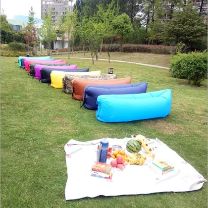 Travel Inflatable Sofa Bag Quick Inflatable Lounger Sleeping Air Sofa