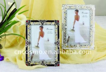 Epoxy Coated- Jewels inlay-Zinc Alloy Photo Frames