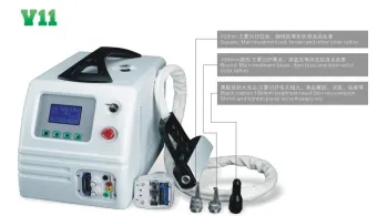 Portable Mini Q-switch Nd Yag Laser Tattoo Removal For Skin Lifting