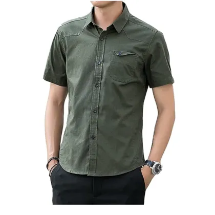 High-quality Custom Men's Short-sleeved Shirt