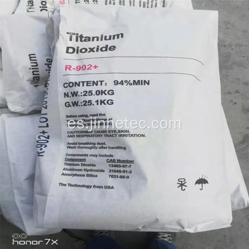 Rotispec Lnt R902 China Dióxido de titanio R902 para tubería de PVC Fabricantes