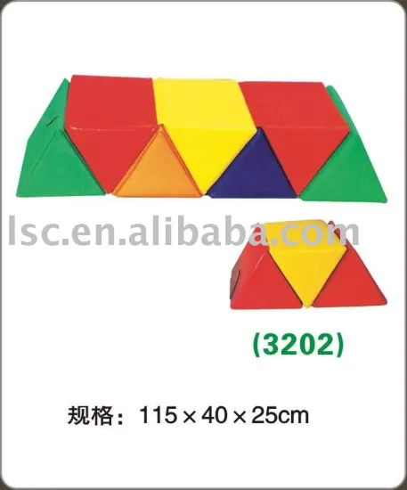 triangle exercising soft footpath