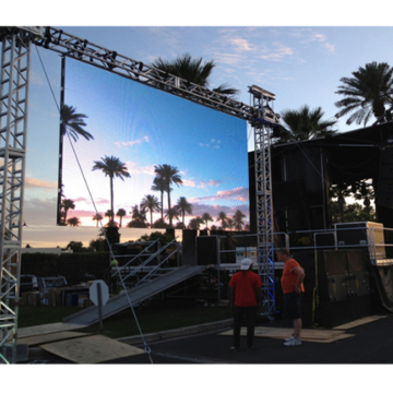 Paneles de pantalla LED de alquiler al aire libre para eventos publicitarios - 500x500 mm P3.91 P4.81 Video LED Muro