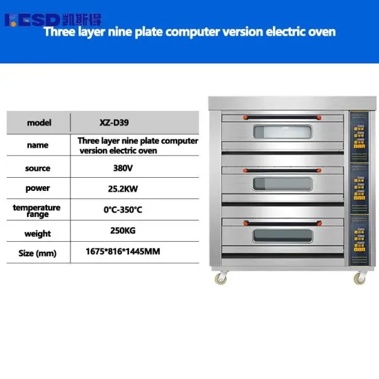 Electric Baking Shop 1 2 3 Deck Oven for Sale
