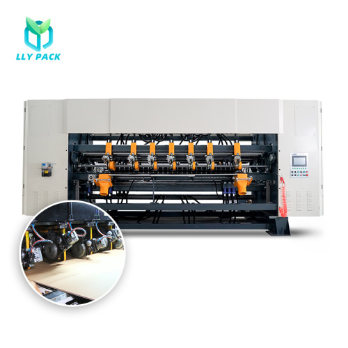 Corrugated cardboard slitting scorer machine