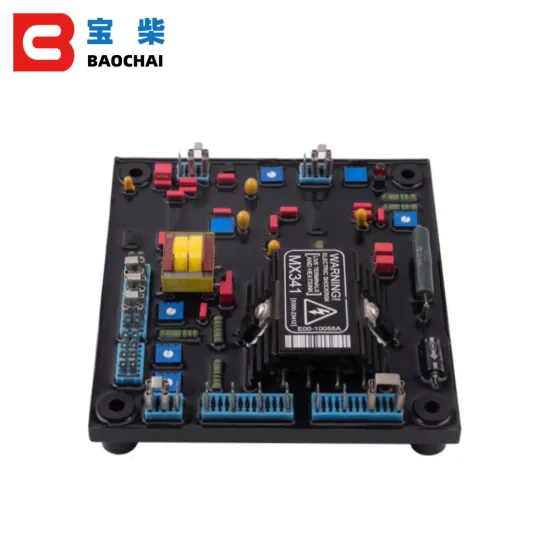Red Soft Rubber MX341A Stamford AVR for 500KW Diesel Generator