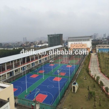 interlock outdoor sport basketball court tile