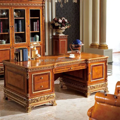 Antique Executive Solid Wood Office Desk