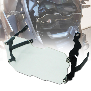 BMW R1200GS/R1250GS/LC ADV (2013-2021)에 대한 투명 수정 헤드 라이트 보호기 가드 커버