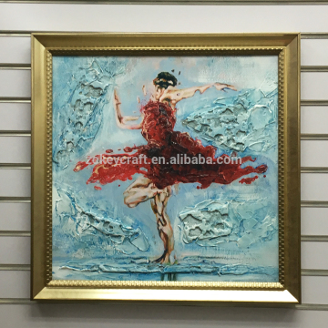 New arrival oil painting ballet dancer design painting for wholesales