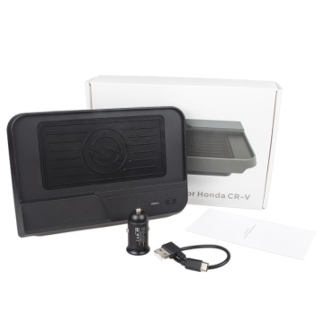 10W Car Wireless Charger for Honda CR-V 2017-2019 Charge Board Fast Charging Adapter Plate Quick Charger Pad