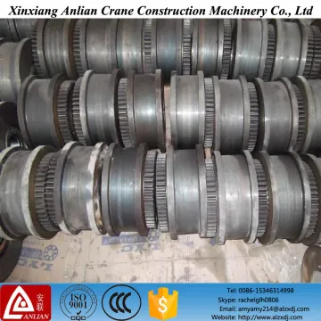 Industry Steel Forged and Casted Crane Wheels on Rail