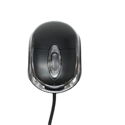 Wholesale Low Price Computer Mouse: Transparent Mini Photoelectric USB Wired Mouse