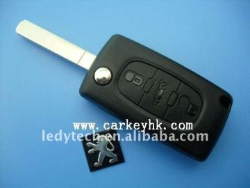 Peugeot 307 key fob remotes with 3 button