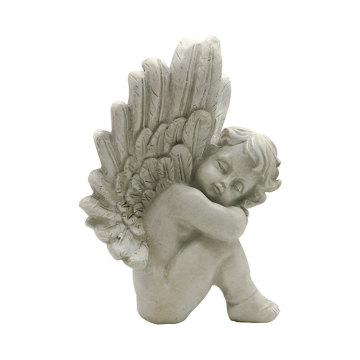 Wholesale White Angel Statue: Resin Garden Cherub Figurines