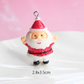 Custom made cheap resin santa claus charms