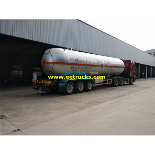 60 CBM 25ton usados ​​semi reboques do LPG