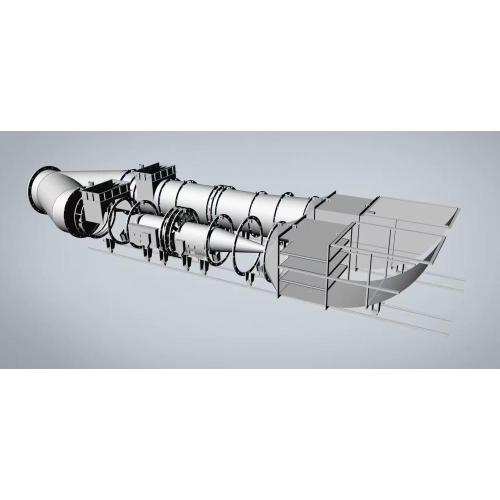 Main ventilation fan non-stop wind reversing system Quick switching the air damper Manufactory