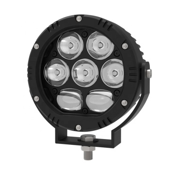 7LEDS 5インチ高出力105W-160Wトラックおよびオフロード用のラウンドLEDライトバー：低光条件での視認性の向上