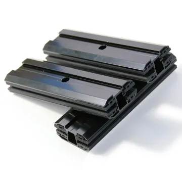 Aluminum Black Clamps for Thin Film Solar Mounting Mid Clamp