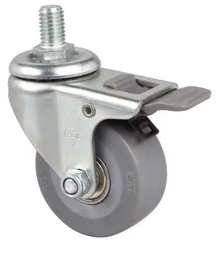 Heavy Duty Load Bearing 110kg Outdoor Grill Trolley Furniture Caster Wheels with Central Brake