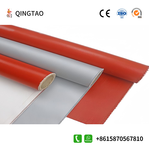 Fire retardant silicone coated fiberglass cloth