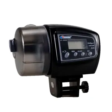 RESun Automatische Fischfuttermittel: Einstellbarer Aquariumtimer für die präzise Fischfütterung mit LCD -Display