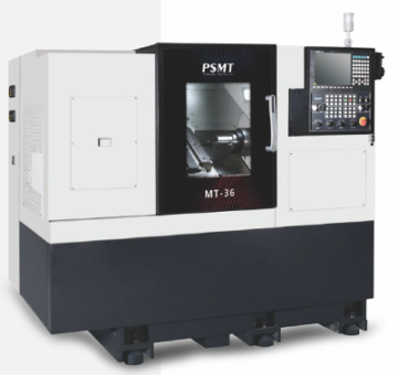 SYNTEC MT-36 twin spindle double gang Slant CNC machine tool
