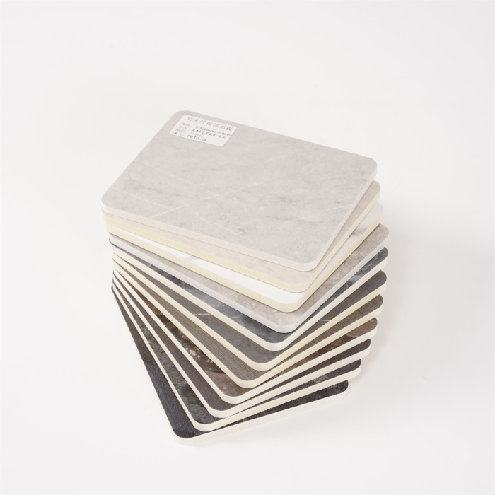 Tấm tường than tre hiện đại với đá cẩm thạch PET