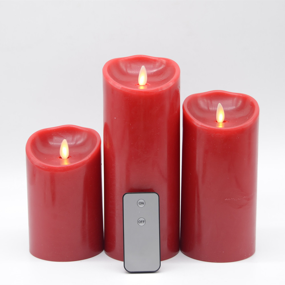 Led flameless pillar candles Led flameless pillar candles