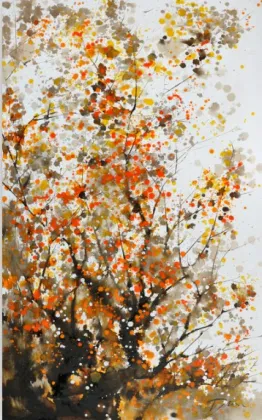 landscape art oil painting on canvas