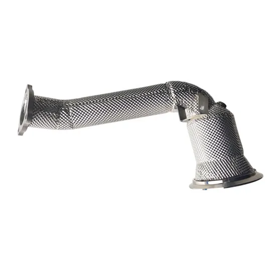 High Quality Stainless Steel 304 Straight Pipe for Porsche Cayenne 2.9/3.0T (2016) Catted Downpipe Exhaust System