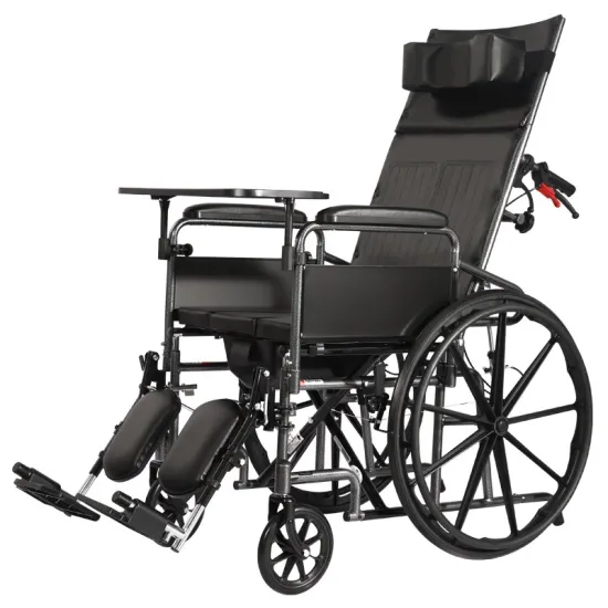 Folding Manual Wheelchair for Disabled and Elderly Care