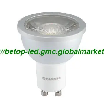 6W COB GU10 led spotlight Ra80 6000K