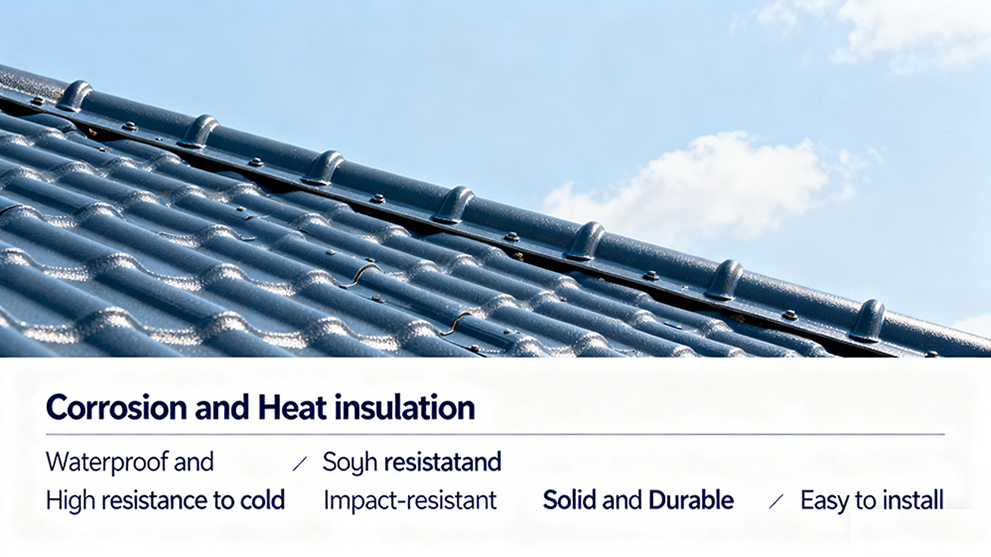 fast installation Roman roof tile sheets