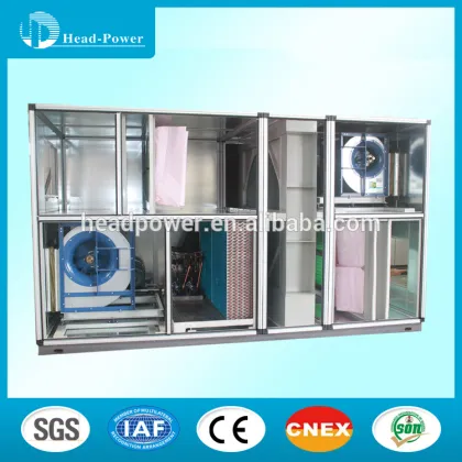 bag type filter DX fresh air handling unit HVAC system