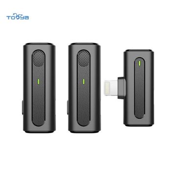 TOOYA M9 2.4G trådlös USB-C-klämmor med DSP-brusreducering
