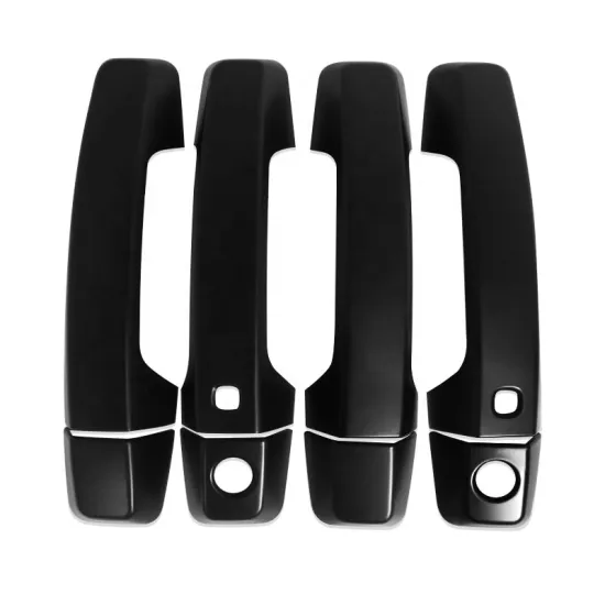 Matte Black Door Handle Covers for Mitsubishi L200 Triton 2023-2024